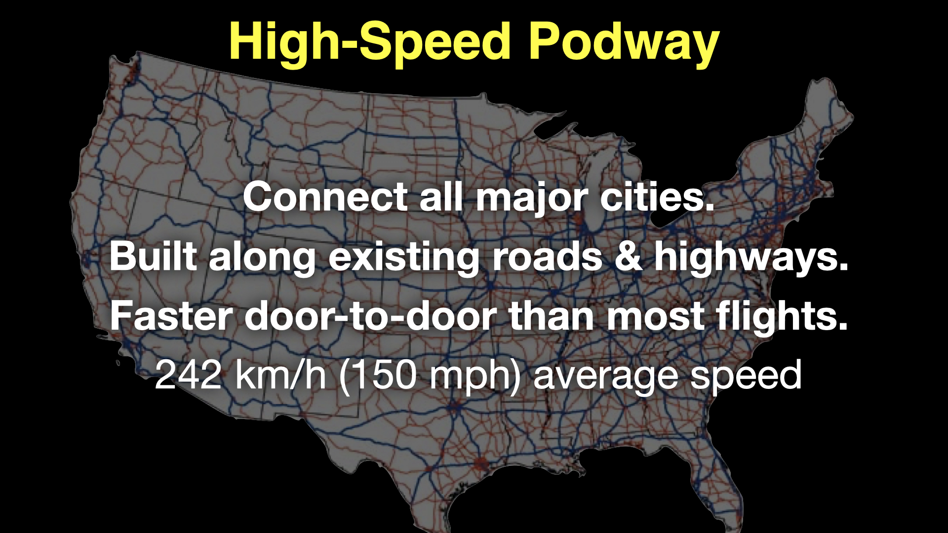 High-Speed Podway (HSP) vs. High-Speed Rail (HSR)